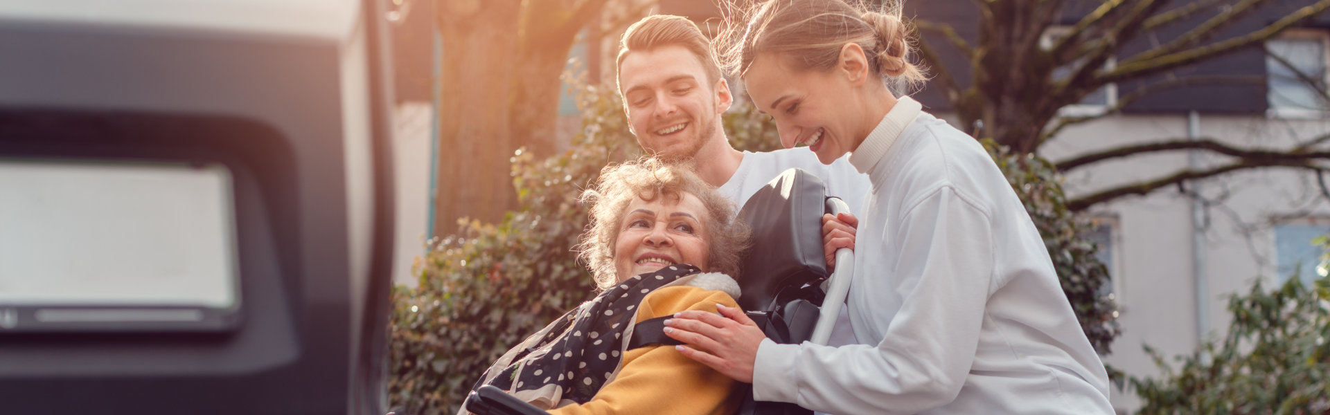 nurses assisting elder